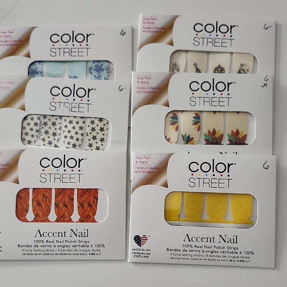 Color Street 4 Funger Accent Packs